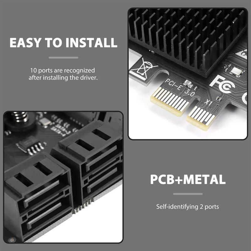 PCI Express SATA , 10 Ʈ SATA 3.0-PCIe X1 Ȯ ī, SATA3 6G , Windows 濭 